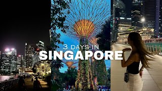 singapore vlog - gardens by the bay, zoo & marina bay hotel