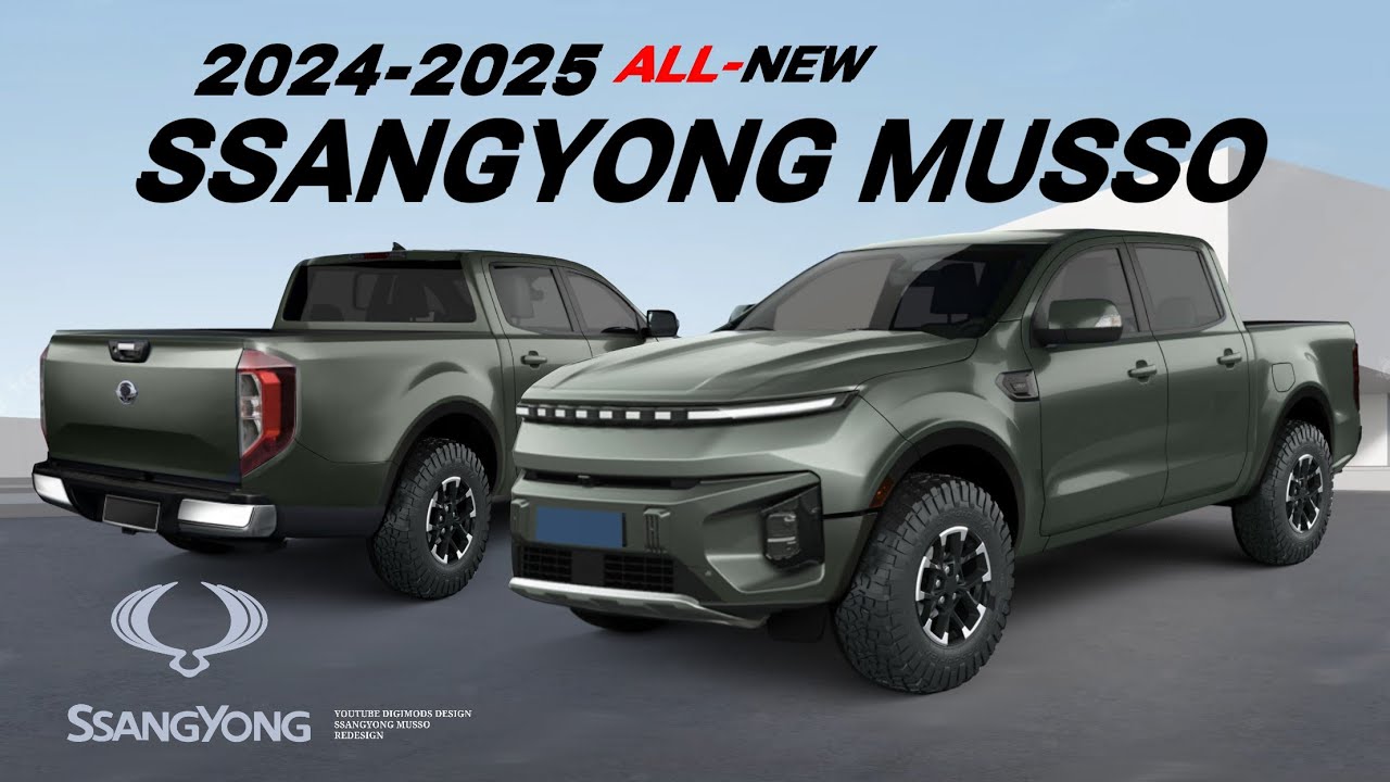 ⁣SSANGYONG MUSSO 2024-2025? REDESIGN | Digimods DESIGN |