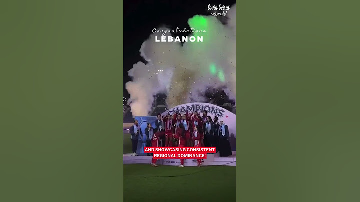 Congratulations to Lebanon's U-17 Women's Football Team for dominating the West Asian Cup!