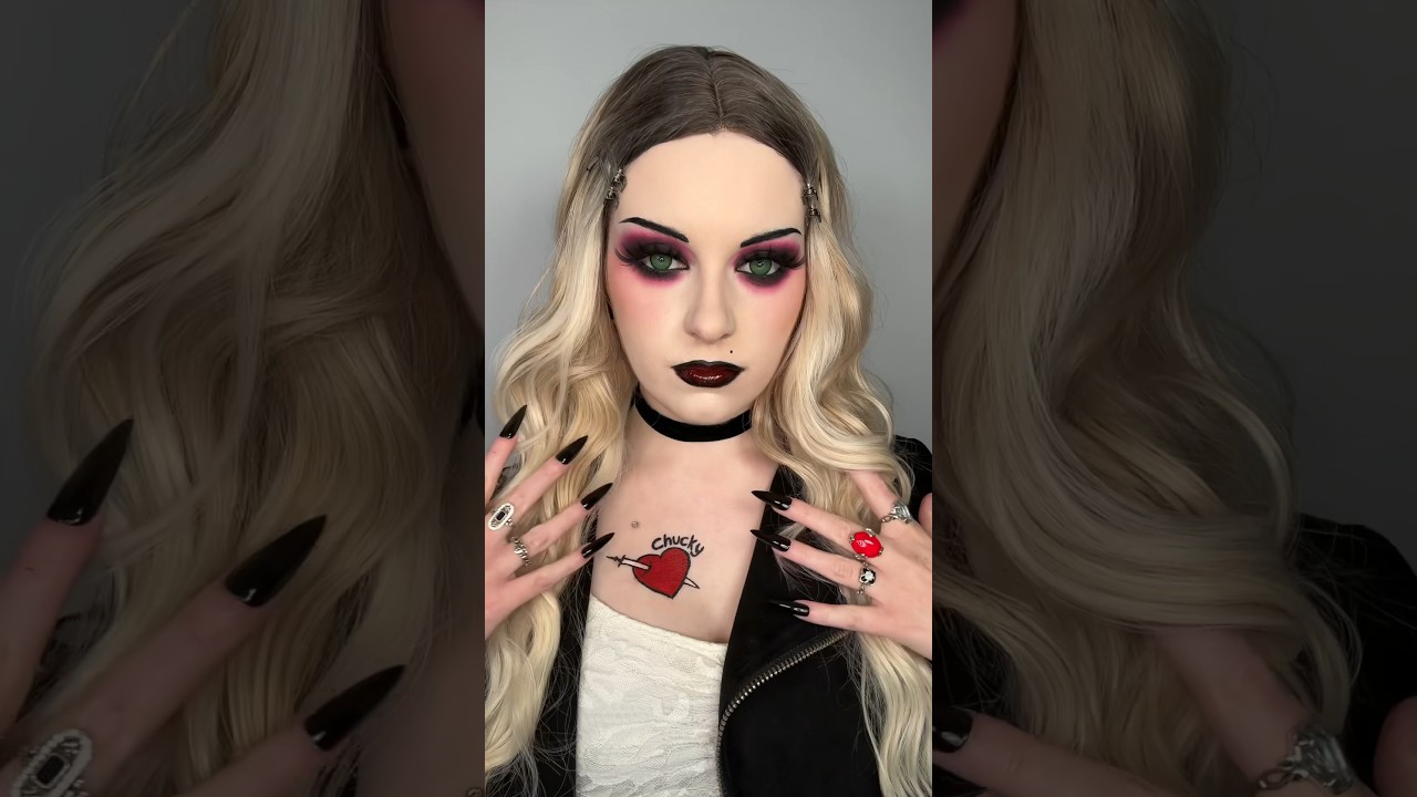 Tiffany Valentine Bride of Chucky makeup tutorial ❤️🔪