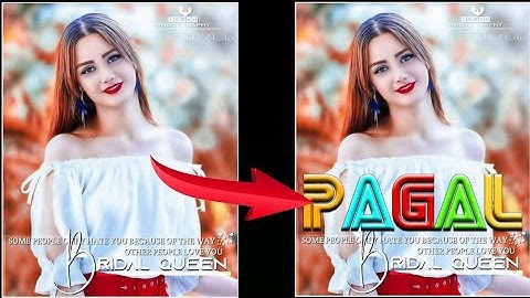 Glass font name editing in pixlab ps touch | how to make glass font editing in 2022 Rajan edtiz PS
