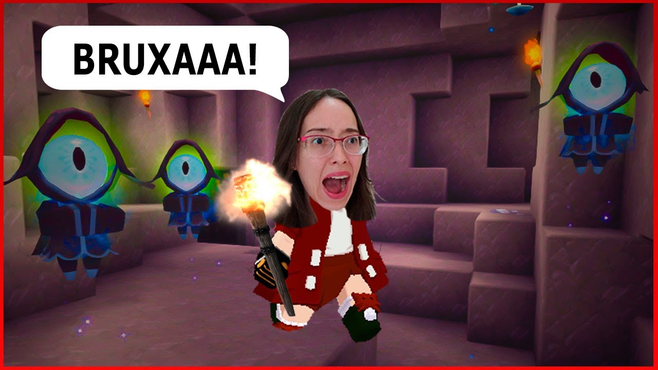 Mini World Extremo #3: QUASE MORRENDO PELAS BRUXAS NAS CAVERNAS - YouTube