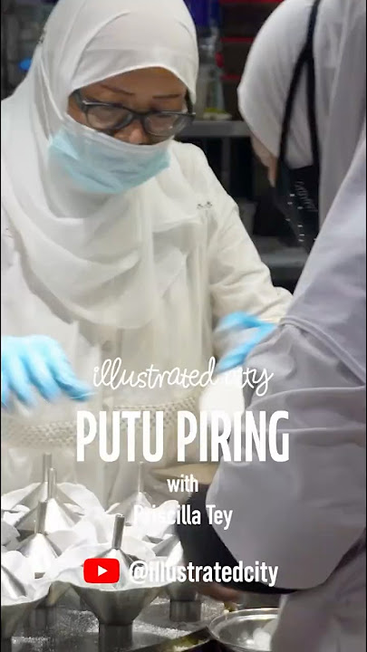 Illustrated City SINGAPORE: Putu Piring #streetfood