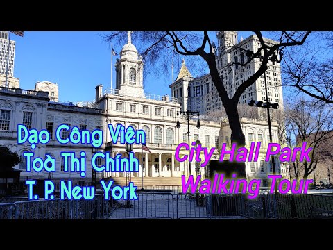 Video: Công viên Tòa thị chính ở Manhattan