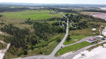 gypsum Mine in Windsor, Nova Scotia