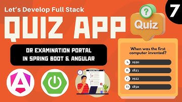 Create Navbar, Shared Module, Signup Component | Quiz App or Exam Portal | Spring Boot & Angular |#7
