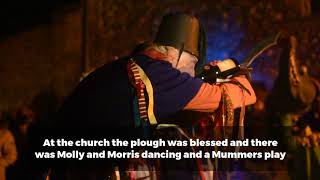 Norfolk villagers take part in historic Plough Monday ceremony