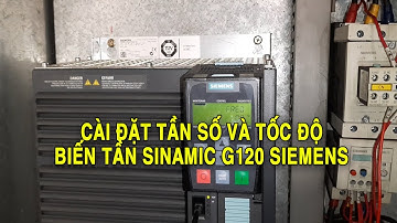 Cài đặt tần số và tốc độ biến tần sinamic G120 siemens