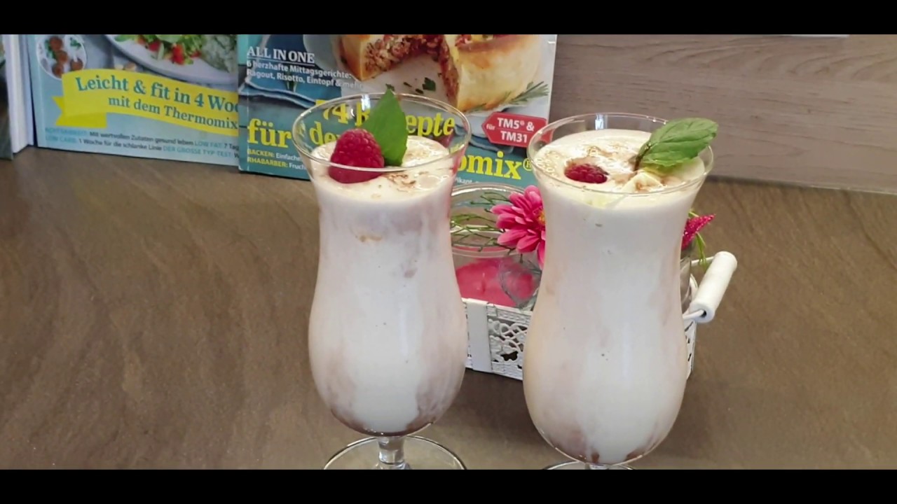 Bananen Split Milchshake im Thermomix selber machen - YouTube