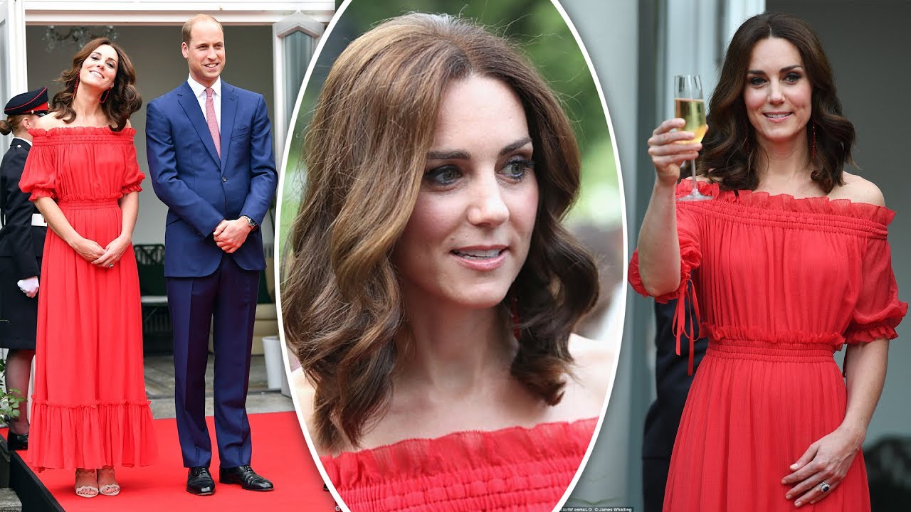 Kate Middleton stuns at a garden party to the Queen's birthday in ...