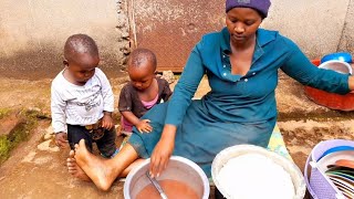 The life and Hardships of the Foster mother// cooking delicious meal for the orphans