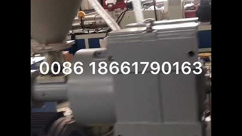 ABA three layers HDPE pipe machine