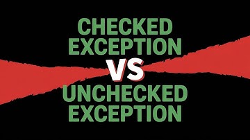 Difference Between Checked and Unchecked Exception in Java