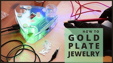 HOW TO GOLD PLATE JEWELRY at home. Testing Digital Pen Plating System from Pepetools