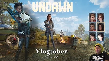 VLOGTOBER DAY 13 ᥫ᭡ UNDAWN First Impressions | Character Customization + Chapter 1 Walkthrough 🧟‍♀️