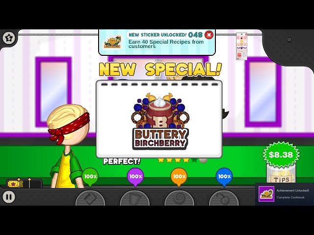 Papa's Hot Doggeria To Go! - All Special Recipes Earned (Perfect Day) 