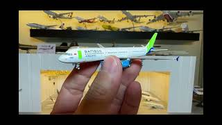 First time flying with BambooAirways/ VN-A597: model A321Neo VN-A585 #airplane #diecastcollection