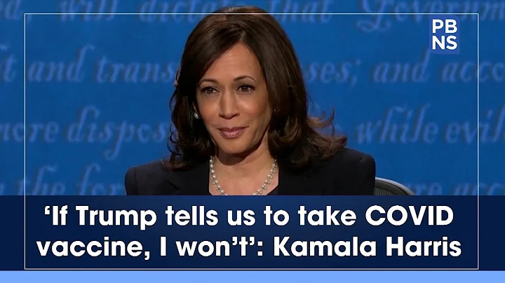 'If Trump tells us to take COVID vaccine, I won't': Kamala Harris