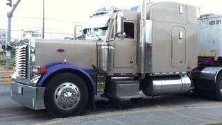 Custom Peterbilt 379 Taking Off at Stop Light Montego Bay Jamaica