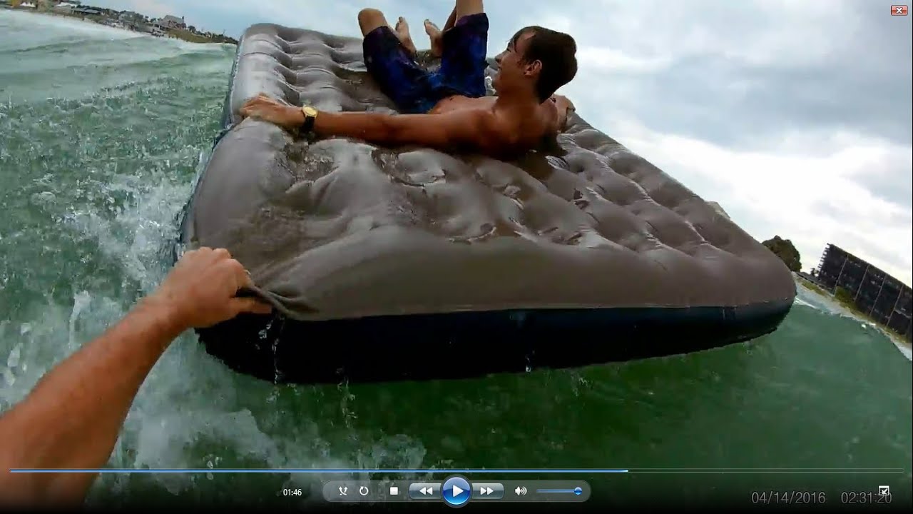 surfing air mattress wedge