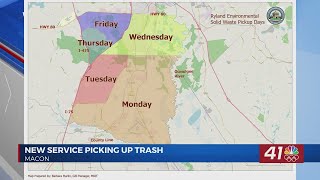 Trash, recycling, yard waste pickup days changing for parts of Macon-Bibb