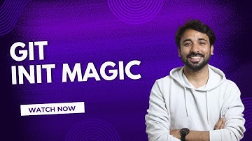 Create Your First Git Repository | Git Init Command | How to create first First Git Repo