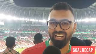 Morocco fans Celebrate World Cup Victory over Spain | Goal Recap