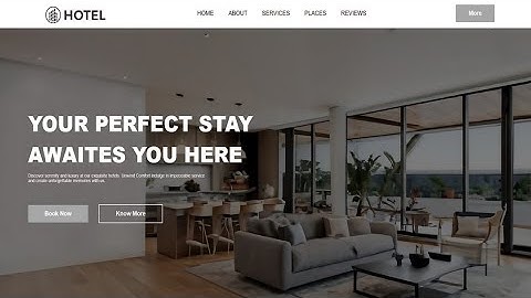 How to Create Hotel Website using HTML & CSS | Fast Code