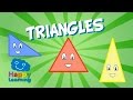Triangles  educational for kids