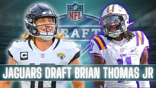 Trevor Lawrence Landed his WR1 | Jaguars Draft Brian Thomas Jr