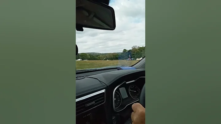 Driving to our favourite campsite.