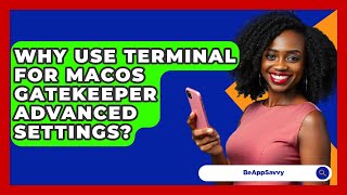 Why Use Terminal For macOS Gatekeeper Advanced Settings? - Be App Savvy