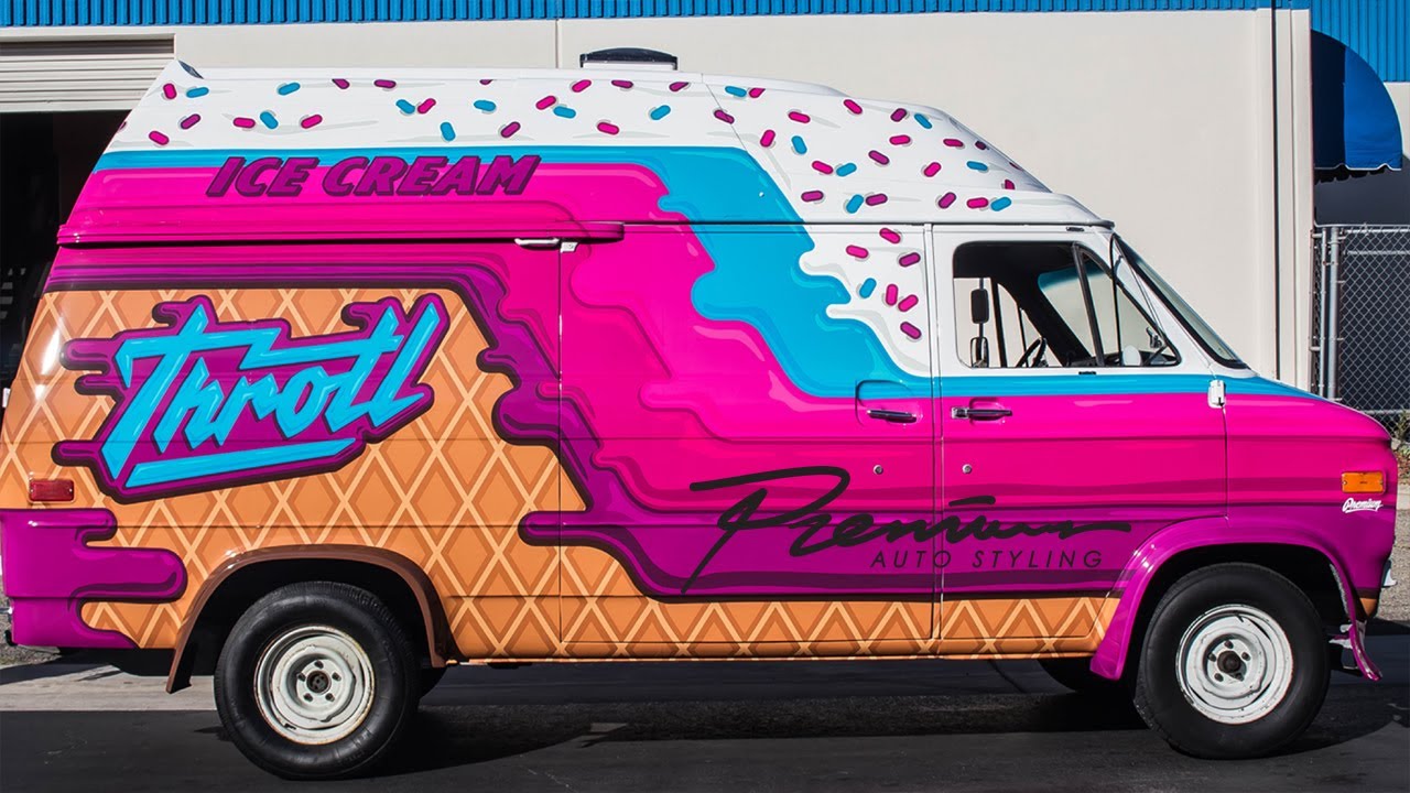 ice cream truck van
