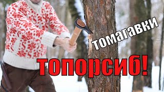 видео: Обзор и тесты сибирских топоров-томагавков от ТОПОРСИБ картинка: Обзор и тесты сибирских топоров-томагавков от ТОПОРСИБ