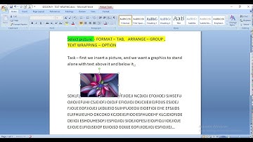 10TH - IT - WORD - SESSION 9 : TEXT WRAPPING By Kaushik chatterjee Sir...