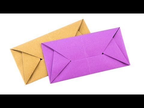 Easy Origami Envelope Letterfold Tutorial - (Simon Andersen) Paper Kawaii