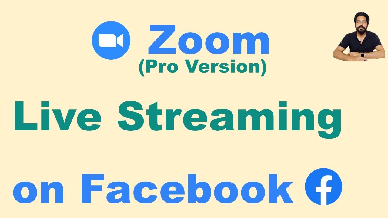 How to Share Zoom Meeting Live Streaming on Facebook on Pro version