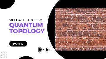 Part 17 of What is…quantum topology? | Daniel Tubbenhauer
