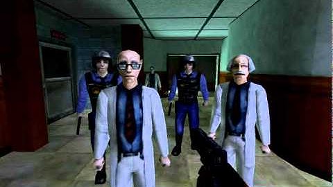 Half Life Source WalkThrough - Office Complex (Part 4)