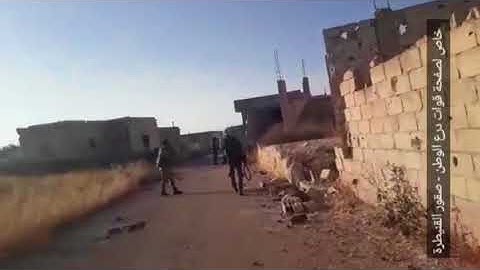 Golan Heights - Quneitra : Syrian Army Inside the Town of Masharah
