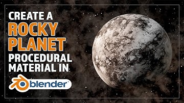 CREATE A ROCKEY PLANET SCENE IN BLENDER