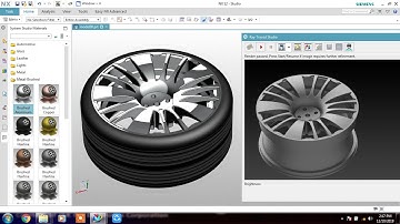 #NX CAD #Advanced Surface Tutorial #Alloy Wheel Modeling