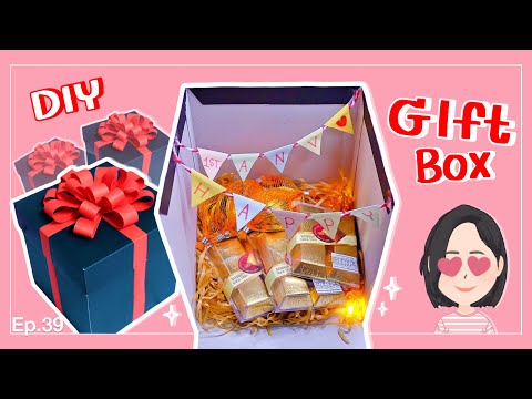 ทำของขวัญเซอร์ไพรส์แฟนในวันครบรอบ Anniversary | DIY Anniversary Gift Box Idea