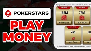 how to switch to play money pokerstars (2024)