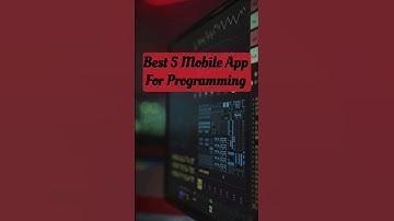 5 Mobile App For Programming #programming