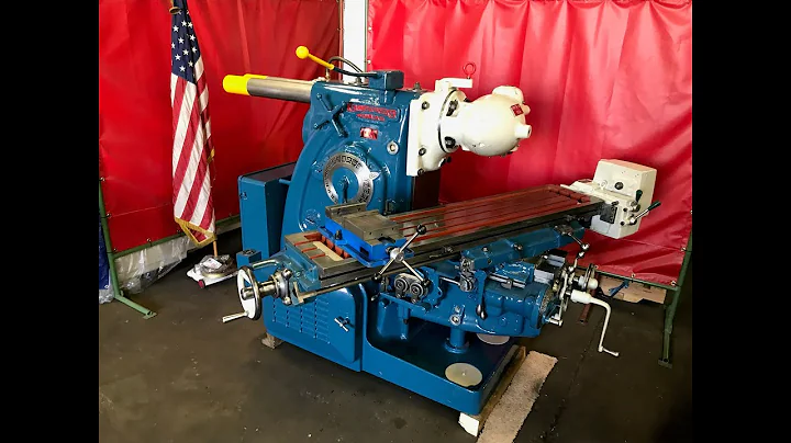 Kearney & Trecker 3CH 10 HP Horizontal Mill ~ USA RUN DEMO Shows a Vertical Head attachment mounted