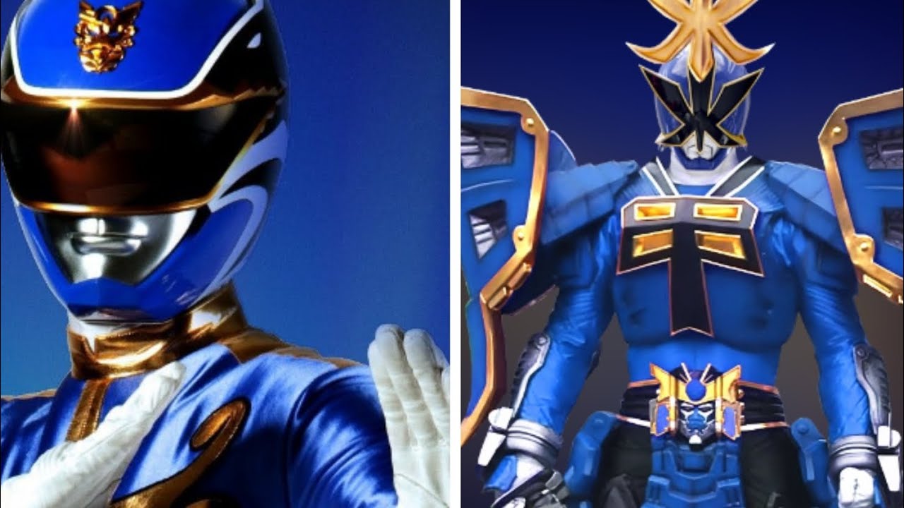 Power Rangers Megaforce blue Noah and Kevin blue Samurai Power Ranger ...