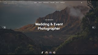 Landing Page with a Slideshow using HTML, CSS, and JavaScript / Swiper.JS / CSS Animations