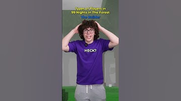 Types of Players in 99 Nights in The Forest! (ROBLOX)