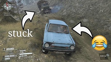 Climb a hill - Downhill map logging mission part 1 - Mudrunner | PS4